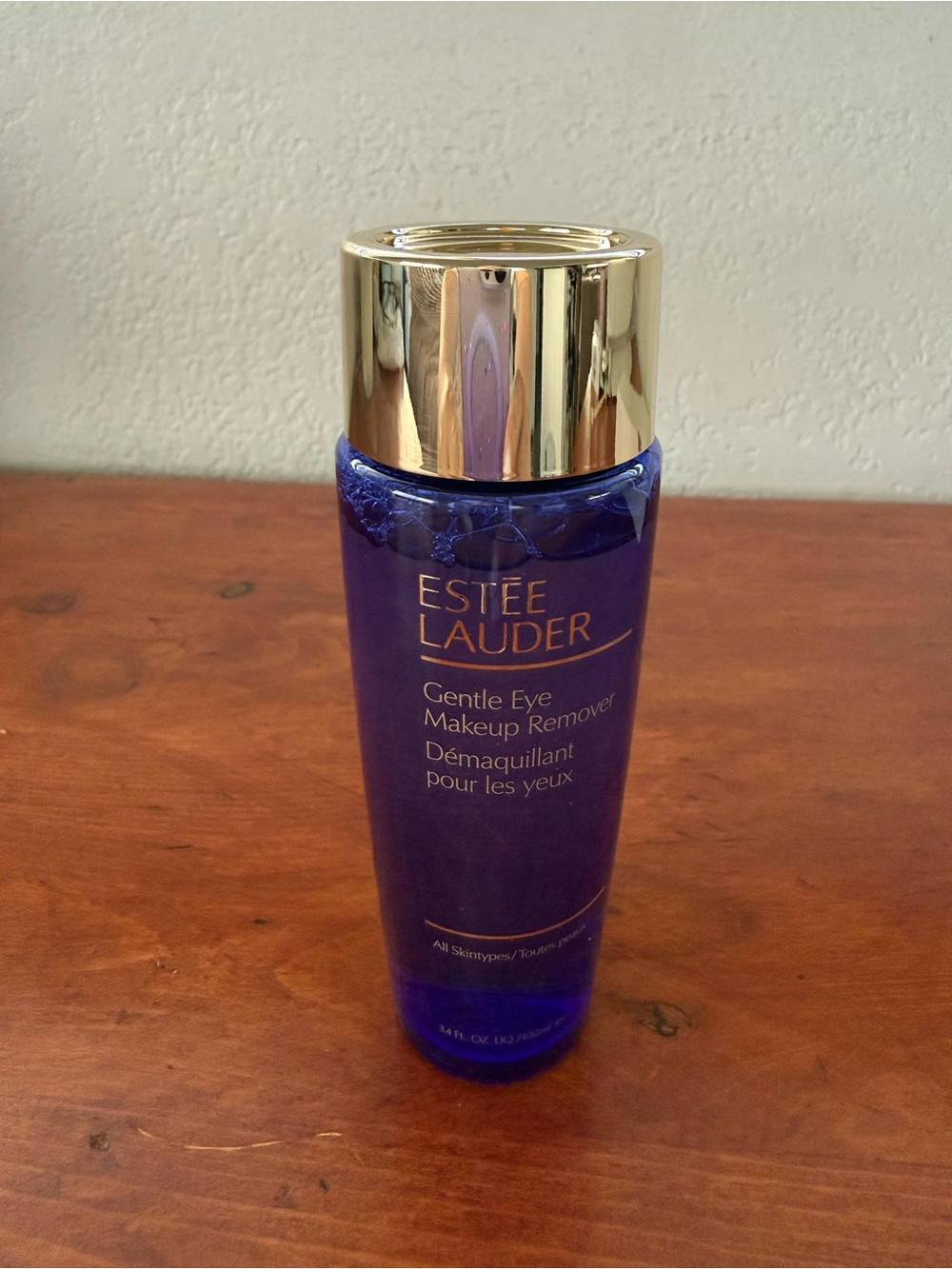 Estee Lauder Gentle Eye Makeup Remover - Blue with Gold Cap
